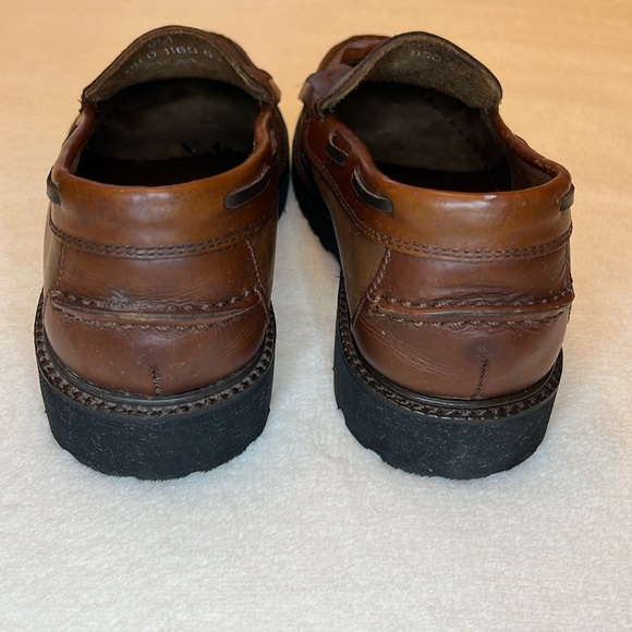 Cherokee Men’s Leather Loafers Slip on Shoes with Tassel Thick Tread Sole Size 8 - Picture 5 of 9